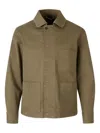 Nine In The Morning Classic-collar Shirt Jacket In Brown