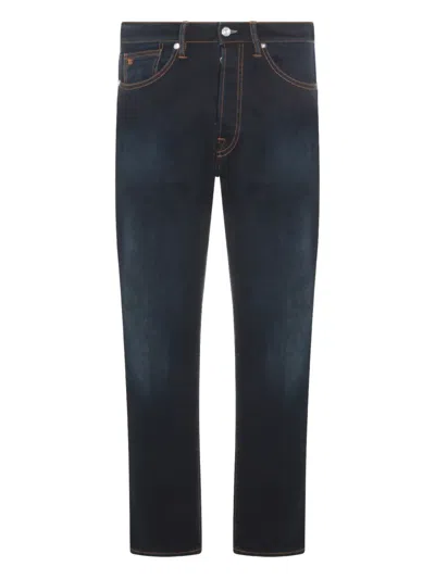 NINE IN THE MORNING 对比缝线牛仔裤