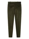 Nine In The Morning Dark Green Cotton Pants In Green