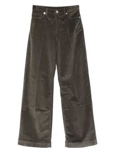 Nine In The Morning Corduroy Trousers In Brown