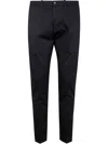 Nine In The Morning Easy Chino Slim Man Trousers In Black