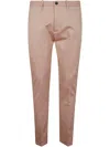 Nine In The Morning Cotton Chinos In Rosa