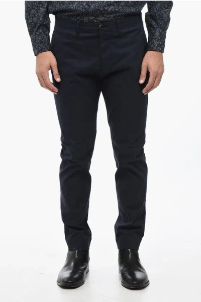 Nine In The Morning Cotton Stretch Slim Fit Pants In Black