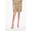 NINE IN THE MORNING COTTON TWILL BICE SHORTS WITH MAXI WOMEN'S POCKETS
