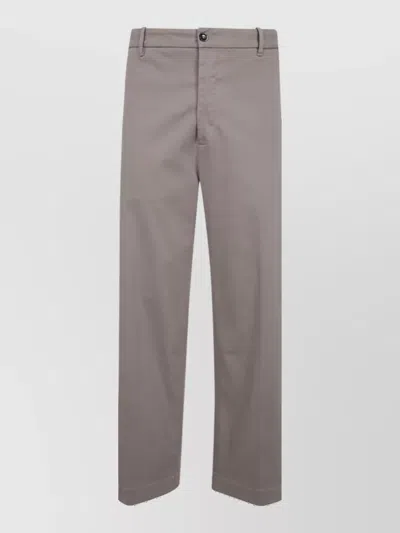 Nine In The Morning Cotton Wide Leg Chino Shorts