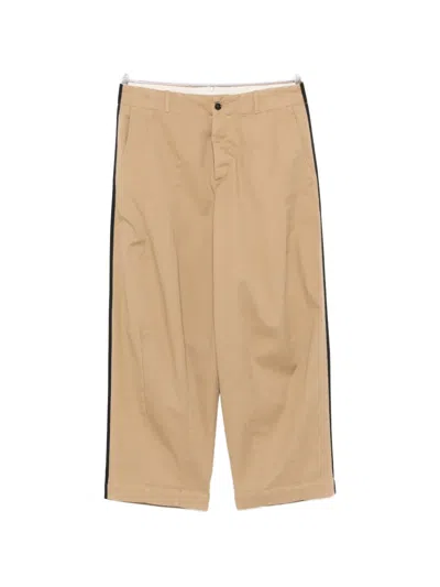 Nine In The Morning Damiano Squad Side-stripe Trousers In Multi