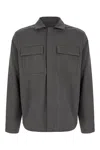 Nine In The Morning Dark Grey Stretch Wool Jacket In Gray