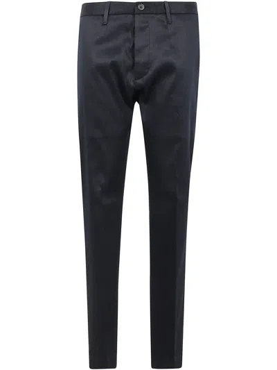 Nine In The Morning Easy Chino Slim Man Trousers In Black