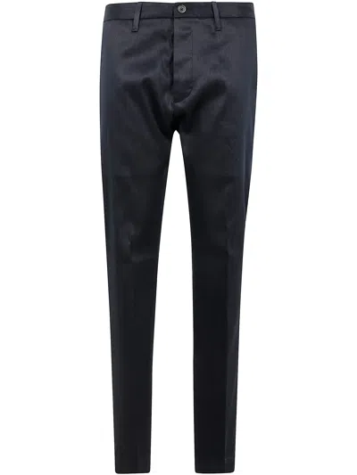 Nine In The Morning Easy Chino Slim Man Trousers In Blue