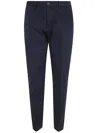 Nine In The Morning Easy Chino Slim Man Trousers In Blue Navy