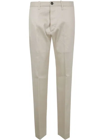 Nine In The Morning Easy Chino Slim Man Trousers Clothing In Beige