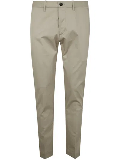 Nine In The Morning Easy Chino Slim Man Trousers Clothing In Grey