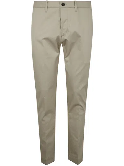 Nine In The Morning Button Fastening Trousers With Back Pockets In Gray