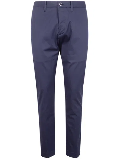Nine In The Morning "easy" Classic Trousers In Blue