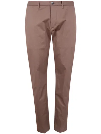 Nine In The Morning "easy" Classic Trousers In Brown