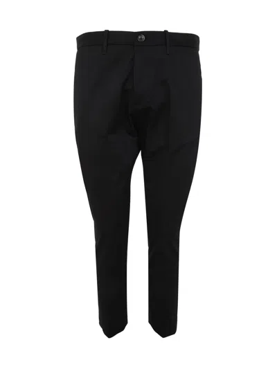 Nine In The Morning Easy Slim Trouser In Black