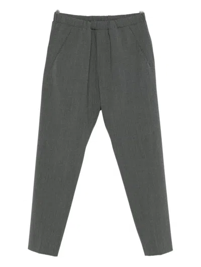 Nine In The Morning Elasticated-waist Trousers In Gray