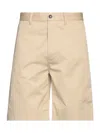 Nine In The Morning Cotton Blend Shorts In Brown