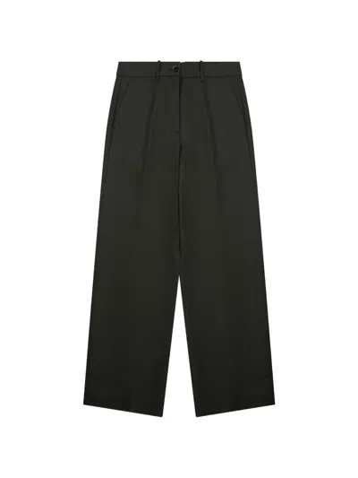 Nine In The Morning Fiamma Wide-leg Trousers In Black