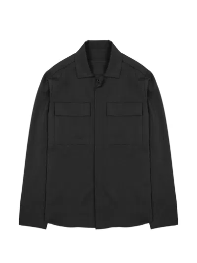 Nine In The Morning Flap-pocket Shirt Jacket In Black