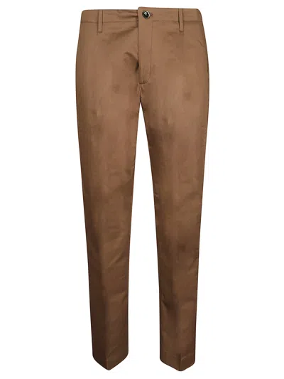 Nine In The Morning Fold 2 Chino Pants In Brown