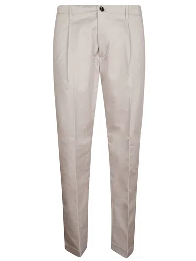 Nine In The Morning Fold Chino Trousers In Neutral
