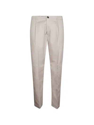Nine In The Morning Beige Fold 2 Tailored Chino Pants In Neutral