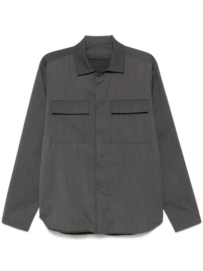Nine In The Morning Freud Shirt Jacket In Grey