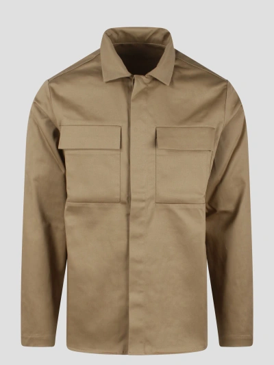 Nine In The Morning Frud Raw Shirt In Brown