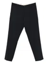 Nine In The Morning Giove Piatto Pressed-crease Trousers In Black