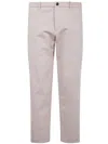 Nine In The Morning "giove Piatto" Slim Trouser In Neutral