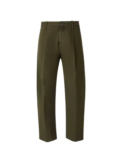 Nine In The Morning Giulio Pleated Trousers In Brown
