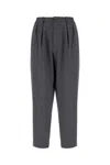 Nine In The Morning Graphite Stretch Wool Pants In Gray