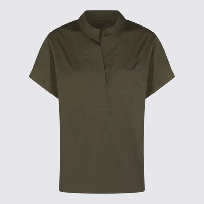 Nine In The Morning Green Cotton Shirt