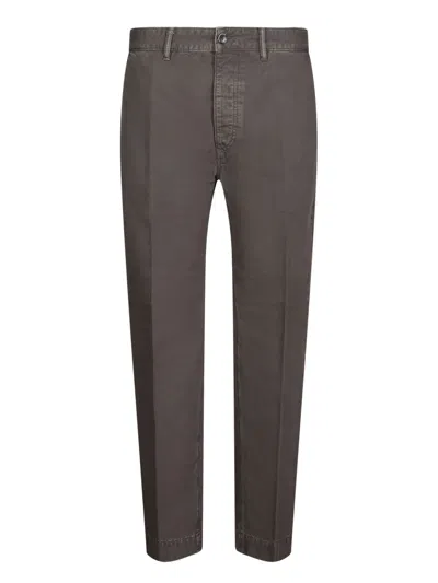 Nine In The Morning Grey Cotton Bull Straight Pants