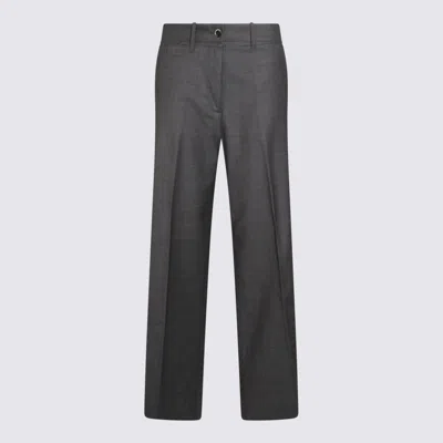 NINE IN THE MORNING GREY WOOL PANTS