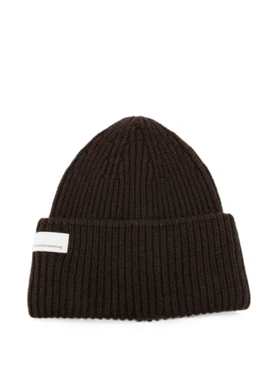 Nine In The Morning Ribbed-knit Beanie Hat In Black