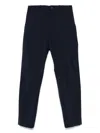 Nine In The Morning High-waist Trousers In Blue