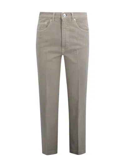 Nine In The Morning High-waisted Straight-leg Jeans In Gray