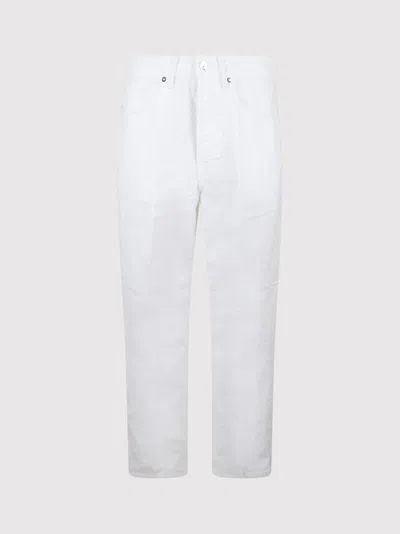 Nine In The Morning Icaro Carrot 5 Pockets Jeans In White