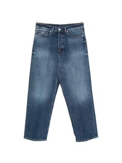 Nine In The Morning Icaro Faded Straight-leg Jeans In Blue