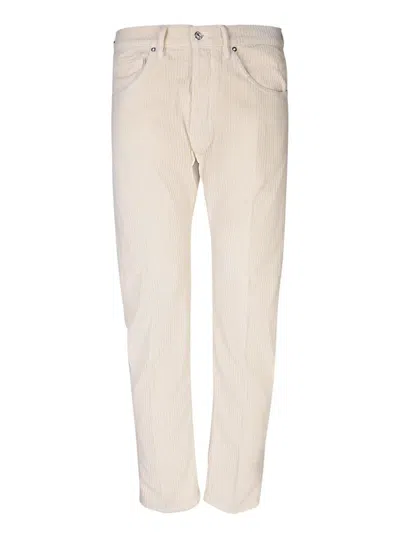 Nine In The Morning Modern Fit Five-pocket White Jeans In Multi