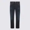 Nine In The Morning Contrast-stitch Jeans In Blue