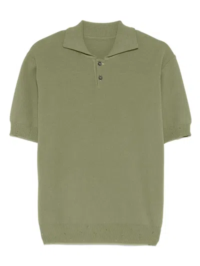 Nine In The Morning Jersey Polo Shirt In Green