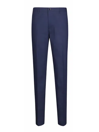 Nine In The Morning Jupiter Flat Slim Trousers In Blue