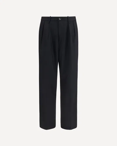 Nine In The Morning Kai Baggy Wool-blend Pants In Black