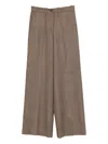 Nine In The Morning Karen Trousers In Burgundy