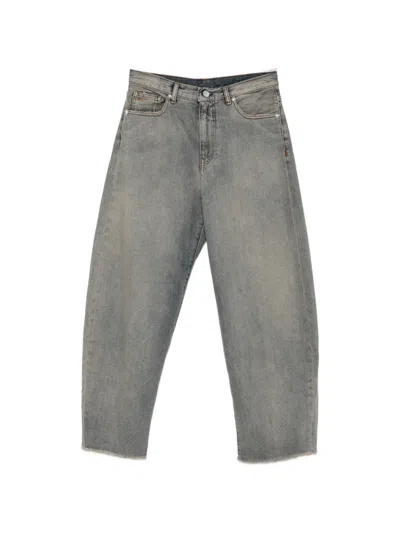 Nine In The Morning Karter Faded Tapered Jeans In Gray