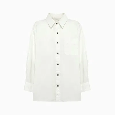 Nine In The Morning Layla Oversized Shirt In White
