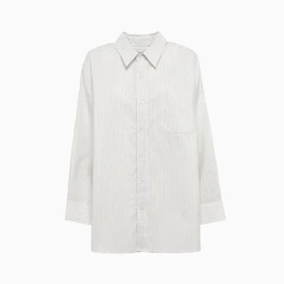 Nine In The Morning Layla Oversized Shirt In White